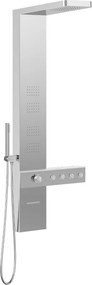 Mexen Natan zuhanypanel kifolyóval, króm - 7626-04-00