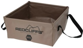 Redcliffs összecsukható kempingtároló fogantyúkkal, 20 l