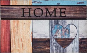 Lábtörlő gumi cipőhöz 75 x 45 cm Home Szív