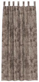 Velúr Függönyök 2 db Füllel Kávé 225x140 cm