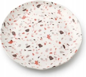 Terrazzo porcelán desszertes tányér 18,7 cm