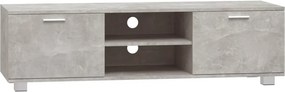 vidaXL betonszürke szerelt fa TV-szekrény 140 x 40,5 x 35 cm