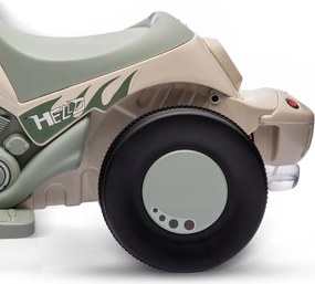 AIYAPLAY elektromos gyerekmotor, 6 V-os zenés gyerekmotor, 2,5-3 km/h sebességgel fúj, 2-5 éves, krémfehér