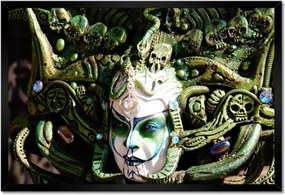 Poszterek keretben 60x40 Velencei farsangi maszk