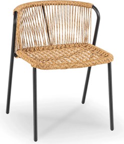 Kerti bútor szett barna/fekete színben – TRISTE