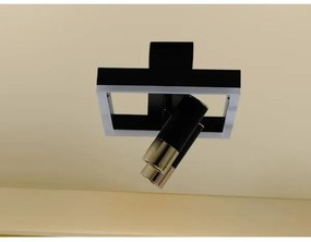 LED Dimmelhető mennyezeti lámpa LED/50W/230V 3000-6500K fekete + távirányítás