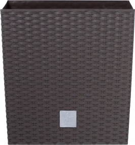 Virágcserép Rato Flat sötétbarna 26,5 cm