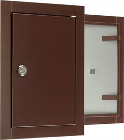 Revíziós Kéményajtó Betéttel 15x30 Barna