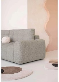 Világosbarna kinyitható tárolóhelyes moduláris sarokkanapé (bal oldali) Lulu – Miuform