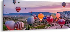 Kép - Hőlégballonok (120x50 cm)