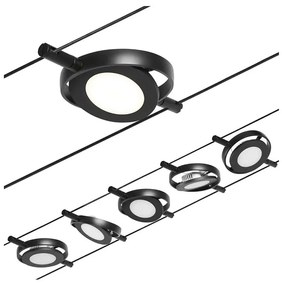 Paulmann 94418 - 5x LED 4,5W ROUNDMAC spotlámpa 230V fekete készlet