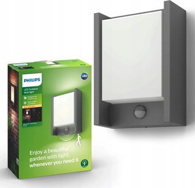 LED-es kerti lámpa Homlokzati fali lámpa 6W Arbour Mozgásérzékelő IP44 Philips