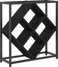 vidaXL Borágas Fekete tölgy 51 x 18 x 52,5 cm Faanyag