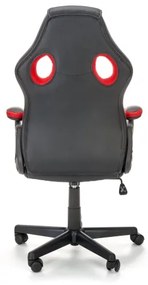 KENU irodai szék, fekete/piros