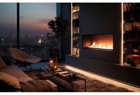 InFire - Beépített BIO kandalló 49,4x124,4 cm 6kW fekete