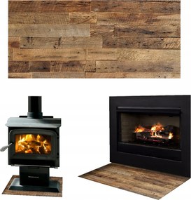 Kandalló Alatti Üveg Edzett Üveg Állvány Méret 50x52cm Parketta Grafika