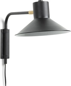 Fekete fali lámpa ø 20 cm Aria – Kave Home