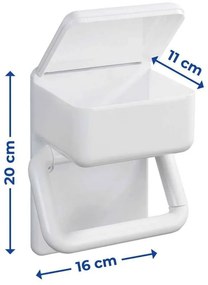 WC-papír tartó, nedves zsebkendő tartóval, 2az1, WENKO