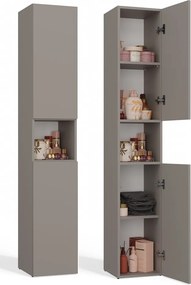 Faenza Nel I fürdőszoba szekrény, 30x31x174 cm, agyag színű