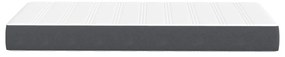 Zsebes Rugós Ágymatrac Sötét Szürke Közepes 80x200x20 cm Szövet