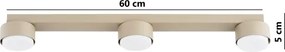 Brilagi - LED spotlámpa MONO 3xGX53/12W/230V bézs