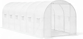 Fóliasátor 200x300x600 cm váz+fólia fehér