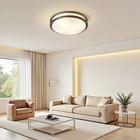 Brilagi - ELARO mennyezeti lámpatest 4xE27/40W/230V, átmérő 41 cm, fekete