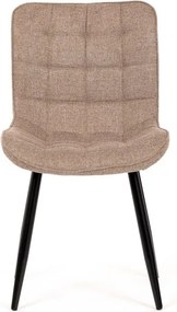 Étkezőszék, barna, szövet, HC-462 CRM2