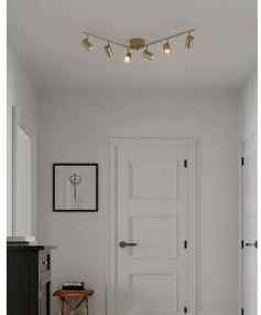 ByRydens 4202100-6501 - Spotlámpa CORRECT 6xGU10/7W/230V arany