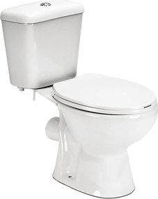 Hátsó kifolyású monoblokkos WC – Cleano WC soft close ülőkével
