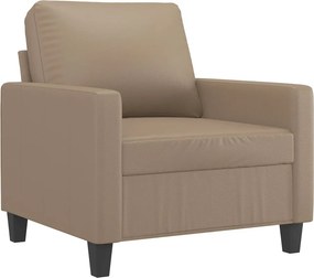 vidaXL kávészínű műbőr kanapéfotel 60 cm