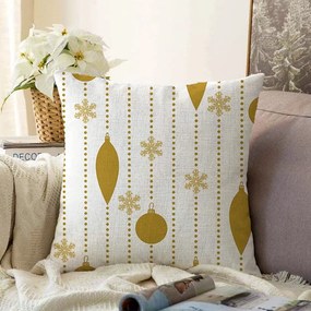 Christmas Ornaments karácsonyi zsenília párnahuzat, 55 x 55 cm - Minimalist Cushion Covers