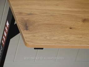 PC asztal Matts 140 (tölgy + fekete). 1109791