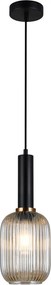 ITALUX PND-5588-1M-BK-AMB ANTIOLA Egyágú Függesztett Lámpa Fém E27 IP20
