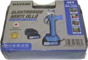 Akkus metszőolló HAYAMI HA-1028 (21V / 28 mm)