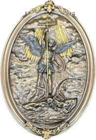 kép Szent Mihály Ikon figura szobor Veronese WU77390A4 keresztelő ajándék