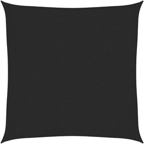 vidaXL fekete HDPE napvitorla 160 g/m² 2 x 2 m