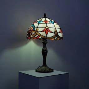 Brilagi - Tiffany-vitrázs asztali lámpa MIRABELLA 1xE27/60W/230V