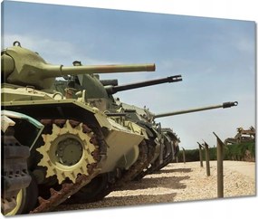 Vászonkép 80x60 Régi tankok gyűjteménye