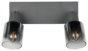 Antracitszürke spotlámpa ø 7 cm Cadiz – Trio