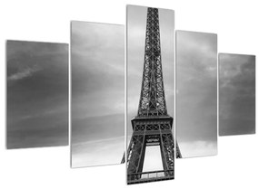 Eiffel torony és a sárga autó kép (150x105 cm)