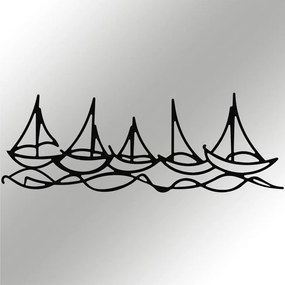 Fém fali dekoráció, Ships In Water