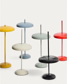 Piros LED dimmelhető asztali lámpa fém búrával (magasság 35 cm) Porte – Kave Home