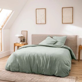 Zöld kétszemélyes-hosszabbított háromrészes pamut ágyneműhuzat 240x220 cm Meline – douceur d'intérieur