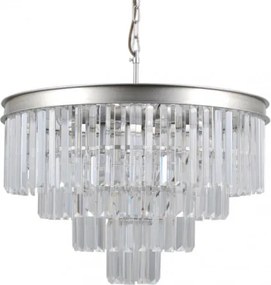 Italux VERDES PND-44372-8A-SLVR-BRW Függőlámpa 8x40W/E14 IP20