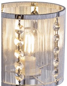 Globo 15091W - Fali lámpa WALLA 1xE14/40W/230V króm