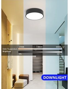Immax NEO 07200L - LED Dimmelhető lámpa RONDATE LED/18W/230V fekete Tuya + távirányító
