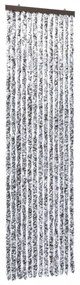 barna és bézs zsenília rovarfüggöny 56 x 200 cm