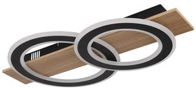 Globo 48038-40 - LED Mennyezeti lámpa JAYDEN LED/40W/230V barna