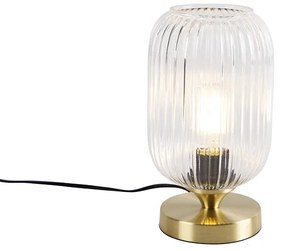 Art Deco asztali lámpa sárgarézből - Banci